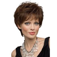 Women's Simple Style Street High Temperature Wire Short Curly Hair Wig Net sku image 1