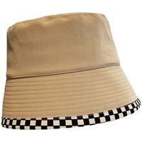 Women's Streetwear Lattice Flat Eaves Bucket Hat main image 2