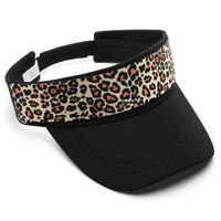 Women's Retro Streetwear Leopard Printing Curved Eaves Baseball Cap main image 5