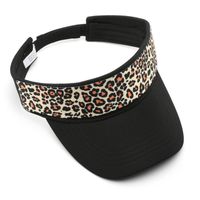 Women's Retro Streetwear Leopard Printing Curved Eaves Baseball Cap main image 4