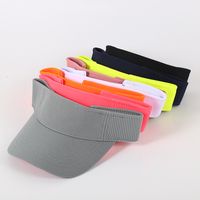 Unisex Simple Style Solid Color Curved Eaves Sun Hat main image 2