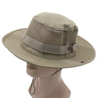 Adults Casual Solid Color Camouflage Flat Eaves Bucket Hat sku image 31