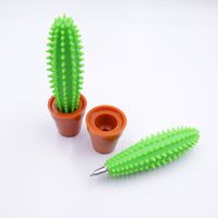 1 Piece Cactus Class Learning Daily Mixed Materials Cute Pastoral Ballpoint Pen main image 5