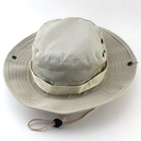 Adults Casual Solid Color Camouflage Flat Eaves Bucket Hat sku image 26