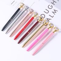 1 Piece Solid Color Class Learning Metal Cute Ballpoint Pen main image 5