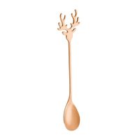 Christmas Cute Solid Color Stainless Steel Spoon 1 Piece main image 2