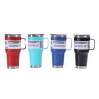 Elegant Retro Letter Stainless Steel Thermos Cup 1 Piece main image 5