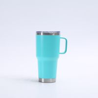 Elegant Retro Letter Stainless Steel Thermos Cup 1 Piece sku image 3