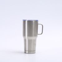 Elegant Retro Letter Stainless Steel Thermos Cup 1 Piece sku image 2