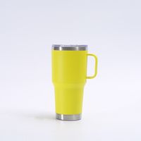 Elegant Retro Letter Stainless Steel Thermos Cup 1 Piece sku image 9