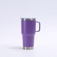 Elegant Retro Letter Stainless Steel Thermos Cup 1 Piece sku image 7