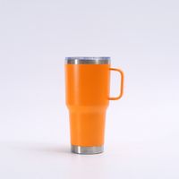 Elegant Retro Letter Stainless Steel Thermos Cup 1 Piece sku image 6