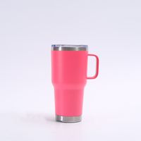 Elegant Retro Letter Stainless Steel Thermos Cup 1 Piece sku image 8