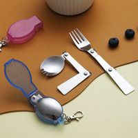 Casual Cute Solid Color Stainless Steel Spoon 1 Piece main image 5