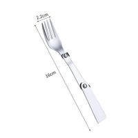 Casual Cute Solid Color Stainless Steel Spoon 1 Piece sku image 5