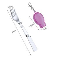 Casual Cute Solid Color Stainless Steel Spoon 1 Piece sku image 15