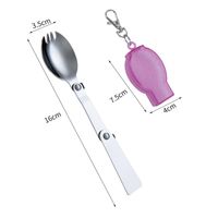 Casual Cute Solid Color Stainless Steel Spoon 1 Piece sku image 14