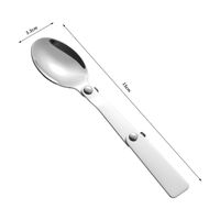 Casual Cute Solid Color Stainless Steel Spoon 1 Piece sku image 12