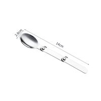Casual Cute Solid Color Stainless Steel Spoon 1 Piece sku image 11