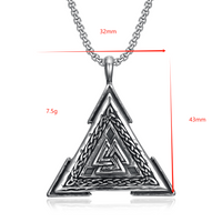 Punk Triangle 304 Stainless Steel Patchwork Unisex main image 9