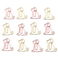 1 Piece Solid Color Class Learning School Metal Cute Paper Clip main image 1