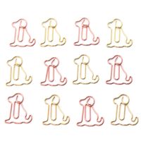 1 Piece Solid Color Class Learning School Metal Cute Paper Clip main image 6