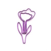 1 Piece Solid Color Class Learning School Metal Pastoral Paper Clip sku image 3