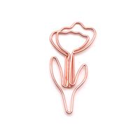 1 Piece Solid Color Class Learning School Metal Pastoral Paper Clip sku image 2