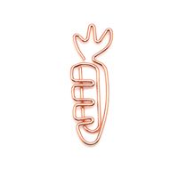 1 Piece Solid Color Class Learning School Metal Cute Paper Clip sku image 2