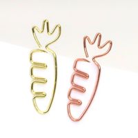 1 Piece Solid Color Class Learning School Metal Cute Paper Clip main image 5