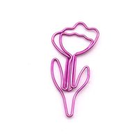 1 Piece Solid Color Class Learning School Metal Pastoral Paper Clip main image 4