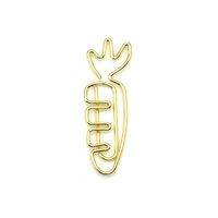 1 Piece Solid Color Class Learning School Metal Cute Paper Clip sku image 1