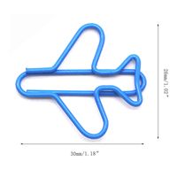 1 Piece Solid Color Class Learning School Metal Casual Paper Clip main image 3