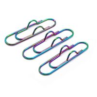 1 Piece Tie Dye Class Learning Metal Casual Paper Clip main image 3