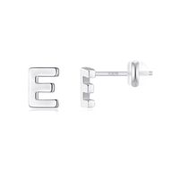 1 Pair Simple Style Letter Plating Sterling Silver 14k Gold Plated Ear Studs sku image 20