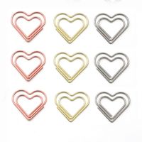 1 Piece Solid Color Class Learning Metal Cute Paper Clip main image 4