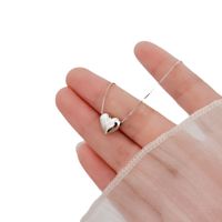 Casual Heart Shape Sterling Silver Plating Pendant Necklace main image 4