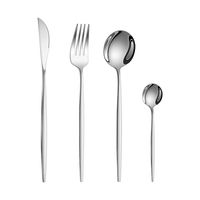 Casual Color Block Stainless Steel Tableware 1 Set main image 2