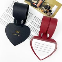 Pu Leather Solid Color Luggage Tag main image 1