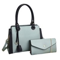 Women's Large Pu Leather Solid Color Vintage Style Square Zipper Bag Sets main image 2