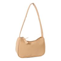 Women's Small Pu Leather Solid Color Vintage Style Square Zipper Shoulder Bag main image 2