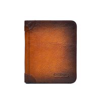 Men's Solid Color Leather Flip Cover Wallets main image 4