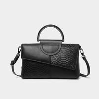 Women's Medium Pu Leather Solid Color Vintage Style Square Zipper Envelope Bag main image 5
