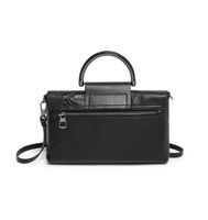 Women's Medium Pu Leather Solid Color Vintage Style Square Zipper Envelope Bag main image 4