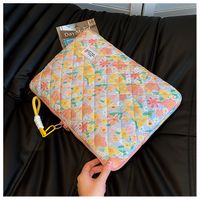 Women's Oxford Cloth Ditsy Floral Cute Square Zipper Laptop Bag main image 4