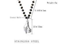 Simple Style Heart Shape Titanium Steel Plating Women's Pendant Necklace main image 2