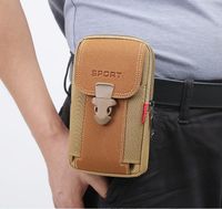 Men's Solid Color Oxford Cloth Zipper Phone Wallets main image 1