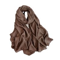 Women's Basic Simple Style Solid Color Silk Printing Silk Scarf main image 5