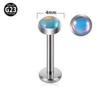 Casual Cute Shiny Solid Color G23 Titanium Lip Stud In Bulk main image 5