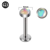 Casual Cute Shiny Solid Color G23 Titanium Lip Stud In Bulk sku image 1